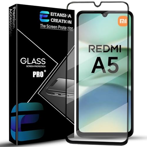 Image of Redmi A5 Tempered Glass Screen Protector For Redmi A5 4G with Easy Installation kit