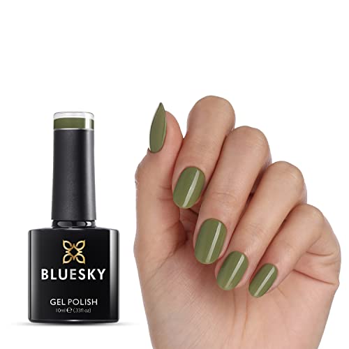 Bluesky Winter Gel Nail Polish - Beautiful Colors for You to Choose, Light Olive Green Gel Nail Polish, Christmas Gel Na