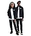 Nike Kid's Sportswear Dri-FIT Tracksuit, Black/Black/White, Large