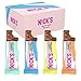 NICKS Barres Keto Protéinées, Gaufrettes au Chocolat croustillantes, Sans Sucre Ajouté, Sans Gluten, Sans Huile de Palme | 194 Calories, 12g Protéines, Lowcarb | 25 x 40g