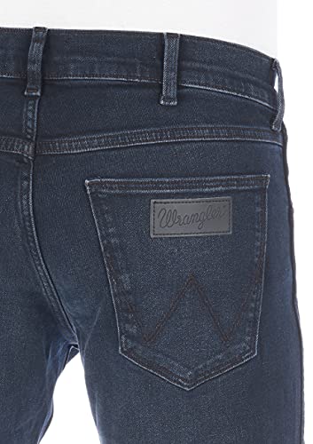 Wrangler Jeans Herren Stretch Regular Straight Fit Greensboro Jeanshose Denim Blue w36, Farbe: Smoke Blue, Größe: 36W / 36L