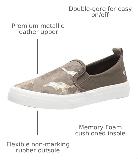 Image of Sperry Women's Crest Boat Smocked Hemp Sneaker