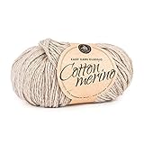 Especificaciones del producto: lana merino e hilo de algodón, 50 g