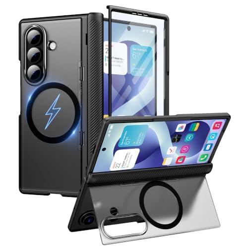 Cozycase for Samsung Galaxy Z Fold 8 Ultra /Z Fold 7 Case with Kickstand | [Screen Protector & 360 Full Body Hinge Protection] [For Magsafe] Military Armor Heavy Duty Slim ZFold 8 Ultra/Z Fo