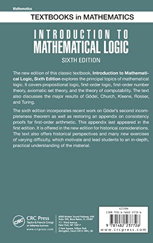 Introduction to Mathematical Logic