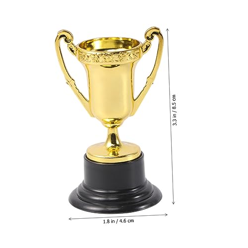 ibasenice 60 Pçs Troféu Decoração Halloween Miniaturas Medalhas De Futebol Prêmio Modelo Troféu Beis