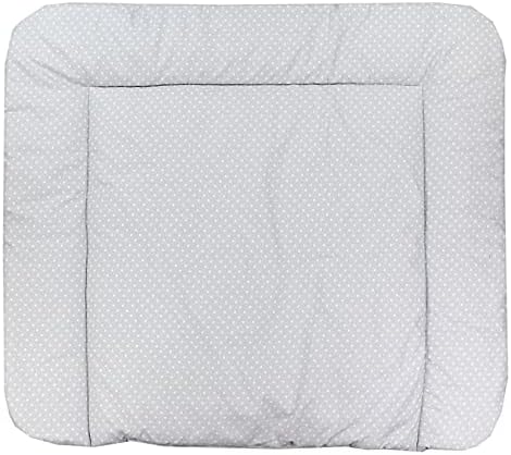 TupTam Baby Wickeltischauflage mit Baumwollbezug Gemustert, Farbe: Muster 8, Größe: 70 x 70 cm