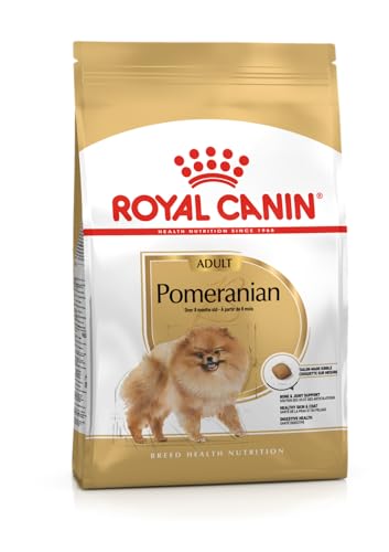 Royal Canin Pomeranian Adult | 3 kg | Alimento completo para perros | Alimento seco para Pomeranian adultos y mayores | A partir del 8º mes | Contenido mineral adaptado