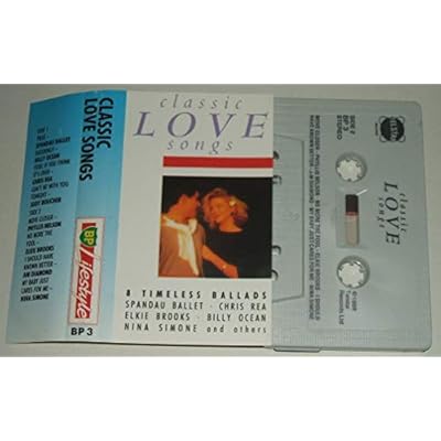 CLASSIC LOVE SONGS. 8 TIMELESS BALLADS. 1988 8 TRACK AUDIO CASSETTE TAPE. BP SPECIAL PRODUCT.