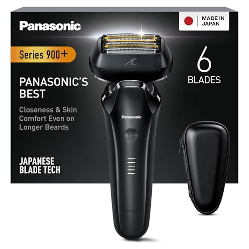 Panasonic ES-LS6A-K803 Nass- und Trockenrasierer mit 6 Klingen für Männer, kabelloser...