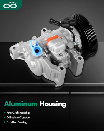 Image of SCITOO AC Compressor with Clutch fit for Honda for HR-V 1.8L 2016-2022 | Fast Cooling, Ultra Low Noise (≤72 dB)Air Conditioner Compressor with Clutch, Easy Installation, 3881051MA01 3881051MA02