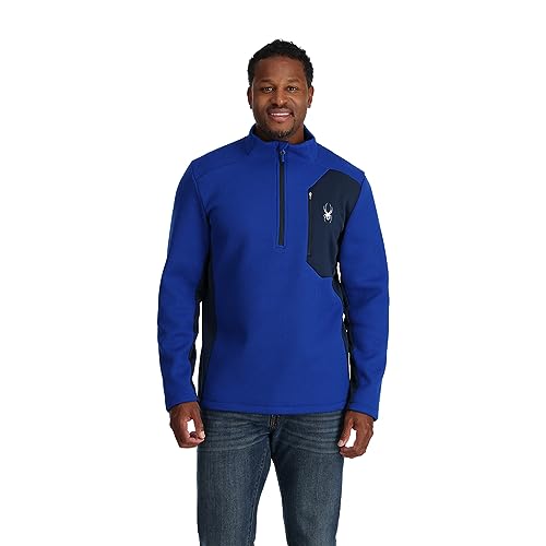 Image of Spyder mens Bandit 1 /2 Zip Fleece Ski Mid Layer Sweater Jacket