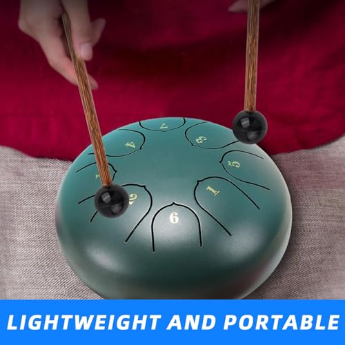 Image of 2PCS Rain Drum Mallet, Tongue Drum Mallet, Rain Drum for Garden Beater, Single Rubber-Tipped Percussion Mallets for Tongue Drums and Handpans