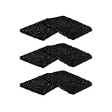 Nispira Activated Charcoal Odor Filter Refills Deodorizers Compatible with Simplehuman Filter Case Trash Cans, 6 Packs