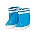 Heless- Bottes en Caoutchouc clair-30 à 34 cm-pour Pieds de poupée secs par Temps pluvieux et Tendance, 1441, Bleu Clair
