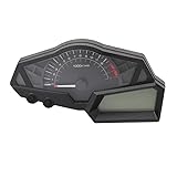 ★Este es un velocímetro digital integrado con tacómetro e indicador de marcha, con pantalla LCD que muestra la velocidad de rotación y el engranaje con precisión. Por lo tanto, no dude en tomar uno para mejorar su seguridad en las carreras.