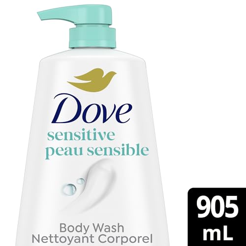 Image of Dove, Body Wash for Softer and Smoother Effectively Washes Away Bacteria While Nourishing Your, Sensitive Skin, 34 Fl Oz (Pack of 3)