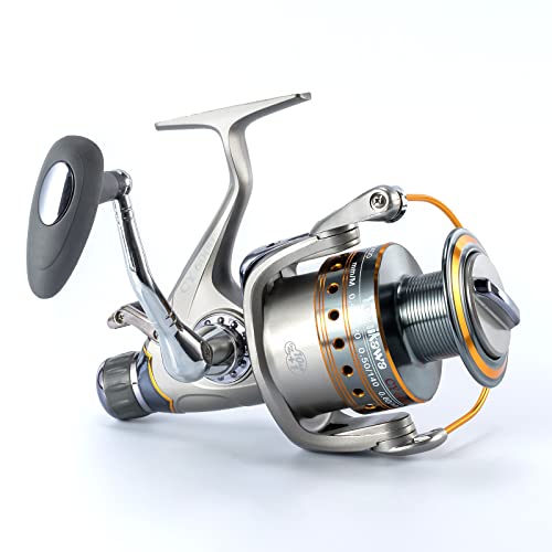 Yoshikawa Carrete Spinning Baitfeeder Cy6000 5.5:1 11 Rodamientos Acero Inoxidable Arrastre 28Lb Ambidiestro Agua Dulce y Salada miniatura 5