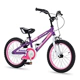 RoyalBaby Novaride Kids Bike Toddlers 16 Inch Wheel Bicycle Beginners Boys Girls Ages 4-7 Years, Kickstand, Pink