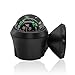 Leagway Car Compass Ball, Mini Compass Compact Ball Compass with Adhesive and Delicate Decoration, Perfect for Finding Direction, Universal Dashboard Dash Stand Compass for Most Boat Car Truck