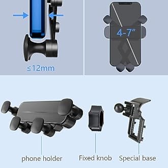 Car Phone Holder Mount for Porsche 911 2013-2019 GT3 Coupe Convertible Carrera S Cabriolet Turbo 4 4S GT2 GTS R RS Auto Accessories Interior Decoration Mobile Cell Smartphone Bracket