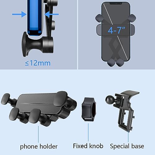 Car Phone Holder Mount for Porsche 911 2013-2019 GT3 Coupe Convertible Carrera S Cabriolet Turbo 4 4S GT2 GTS R RS Auto Accessories Interior Decoration Mobile Cell Smartphone Bracket