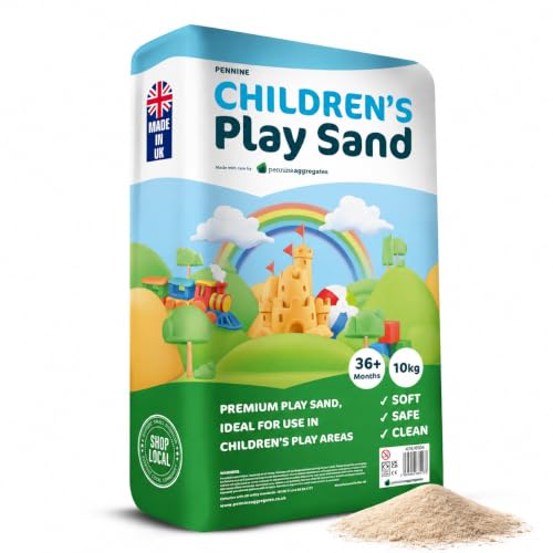 Image of Laeto Play Sand for Kids 10kg Medium Bag, Soft Sandbox Sand for Sandpits
