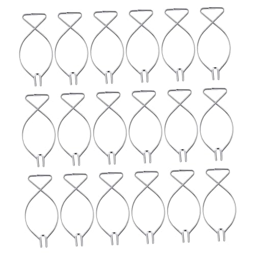 Garneck 70 Piezas Gancho Automático Rebatible para Techo Falso Clips Metálicos para Colgar Decoraciones Oficinas Hogar y Eventos Instalación Rápida y Resistente para Placas Suspendidas