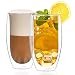 Double Wall Glasses 10oz Set of 2 - Double Walled Glass - Double Walled Glass Coffee tea - Double Wall Insulated Glasses - Double Walled Glass Coffee - Double Walled Glasses 300ml - Coffee or Tea Glas