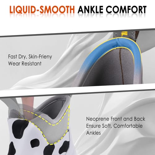 Image of Kalkal Women's Deck Boots, Waterproof Ankle Rain Boots Fishing Boots with High Traction, Women's Rubber Boots For Gardening Fishing Boating Camping