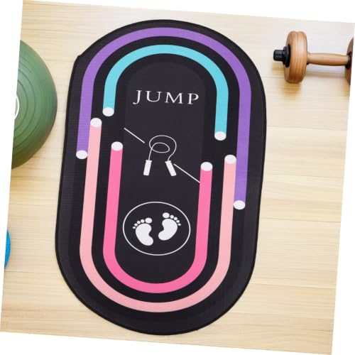 Oval Jump Rope Mat 31.5x19 Inch Shock Absorbing Exercise Mat miniatura 7