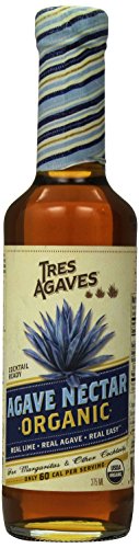 TRES AGAVES Organic Cocktail Ready Agave Nectar for Margaritas - 375 ml