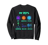 Ciencia Virus divertidos Bacterias Mis mascotas Virología Gé Sudadera