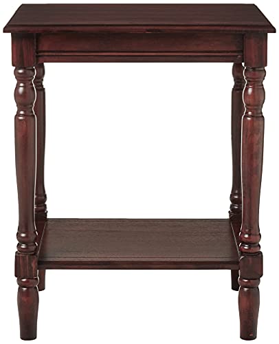 Image of Decor Therapy Simplify End Table with Shelf, Espresso
