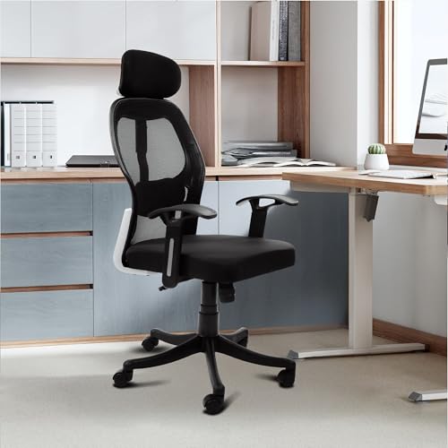 HIGHLIVING Ergonomic Office Chair with Adjustable Lumbar Support,...