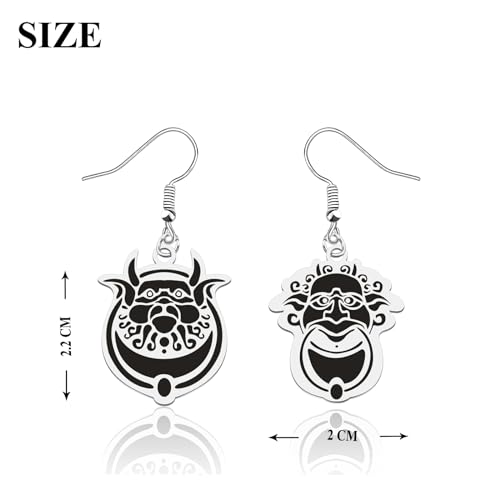 OKEYCH Movie Inspired Gift Movie Fan Jewelry Earrings Movies Literary Gift Horror Movie Merch2