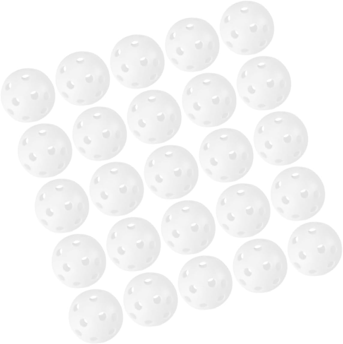 GANAZONO 100pcs Plastic Airflow Golf Training Hollow Design for Practice Lightweight Toy for Boy Girl Golf Swing Training