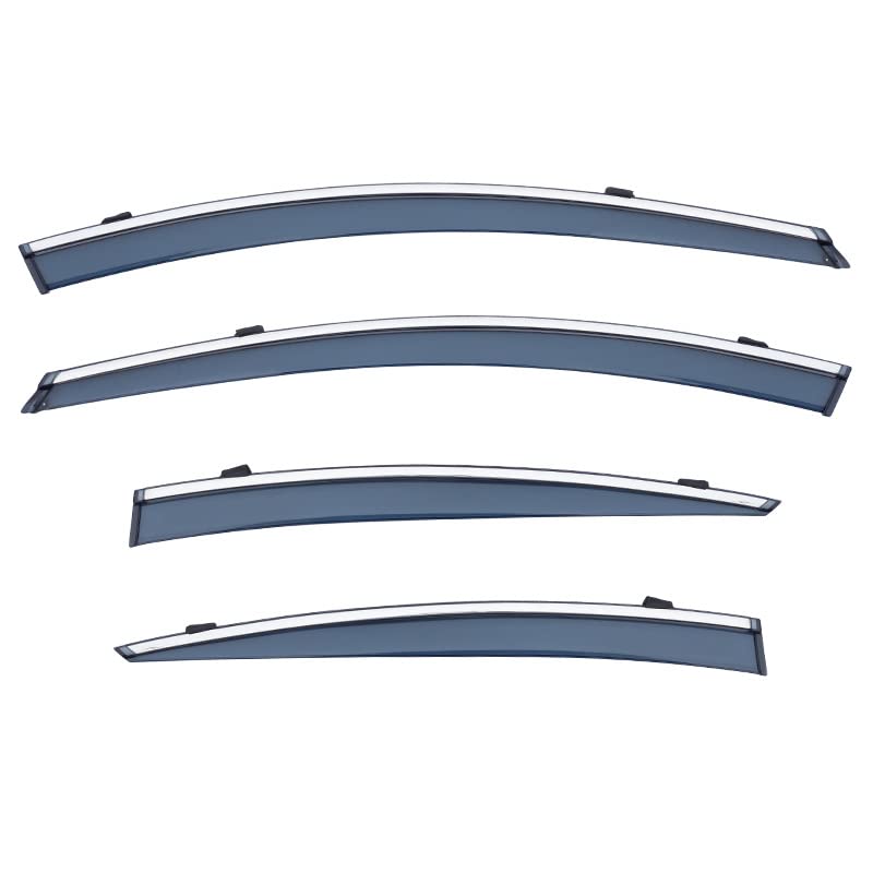 Deflectores de aire para Volvo S60 2011-2018 juego de 4 piezas contra lluvia y sol