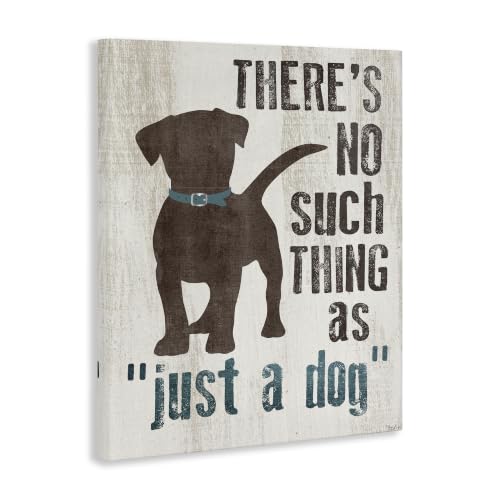 Image of Stupell Industries Dog Phrase Comic Landscape, 24 x 30 Inch Canvas Wall Art