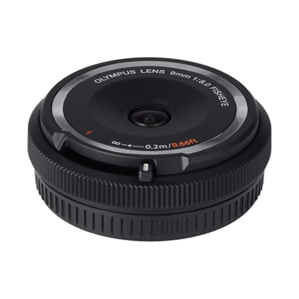 Olympus Body Cap Objektiv 9mm 1:8.0 Fisheye, geeignet für alle MFT-Kameras, schwarz – Bild 6