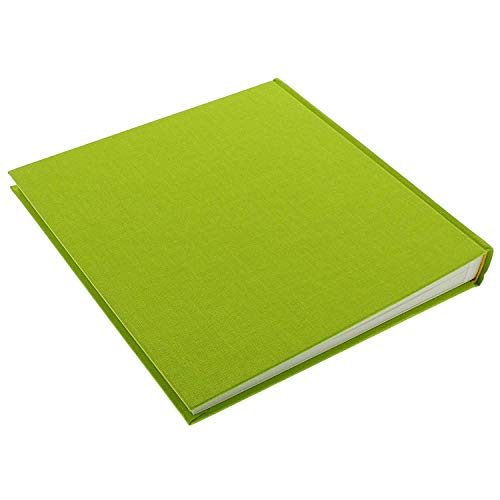 goldbuch 24896 fotoalbum met vensteruitsparing, Bella Vista, herinneringsalbum 25 x 25 cm, fotoalbum 60 witte pagina's met pergamijn scheidingsbladen, fotoboek van linnen, groen - Image 4