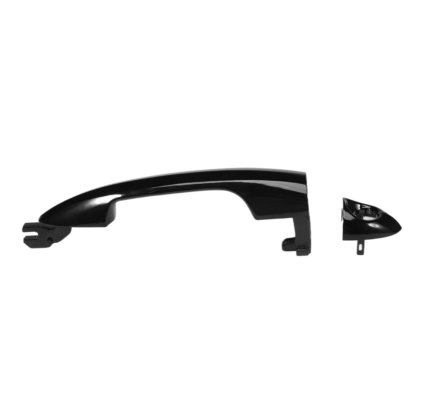 ZhanNuoBHd for Alfa for Romeo 147 for Giulietta for Mito for Lancia for Y 1 Pair Black Front Door Handles 2156145296 156145295 Vehicle Exterior Outer Door Handle