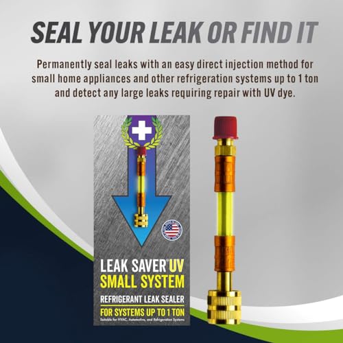image for Leak Saver Direct Inject Small System with UV Dye - Refrigerant Leak S