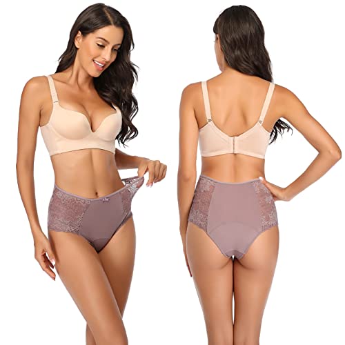 Image of Period Underwear for Women, Leakproof Period Panties, Lace Menstrual Underwear Breathable & Soft