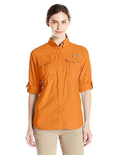 Columbia Women's Bahama Long Sleeve Shirt, Koi, X-Large