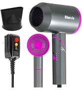Blmxle Hair Blow Dryer, Travel Hair Dryer with Foldable Handle, Fast Lightweight Hair Dryer with ...