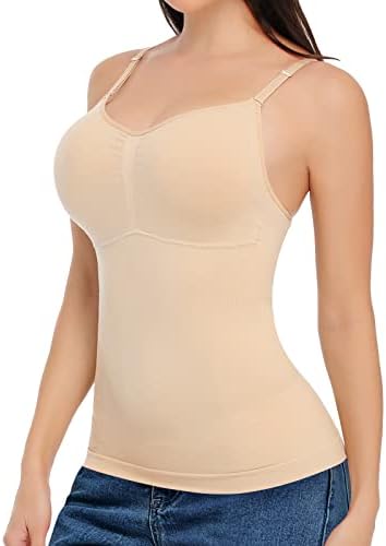 JOYSHAPER Women’s Shapewear Tank Tops Tummy Control Camisoles Seamless Compression Cami Tops with Adjustable Straps