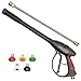 Price comparison product image Achort High Pressure Washer Gun 4000PSI Power Spray Gun with 21 inch Extension Wand Lance, M22 14mm Fitting, 5 Quick Connect Nozzles for Car Washer Cleaning Tool