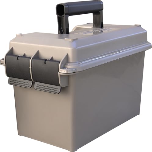 Image of MTM AC50C-72 Ammo Can, 50-Caliber, Heavy-Duty Dual Latching System, Rugged Polypropylene Plastic, O-Ring Seal System, Water Resistant, Bulk Ammo Storage, USA Made, Dark Earth