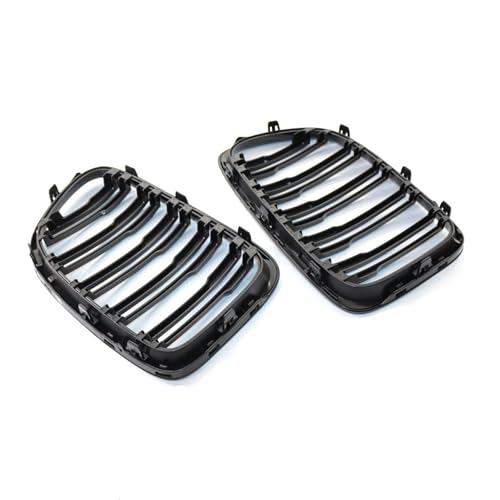 Parrilla delantera para X1 E84 2009-2015 rejilla parachoques doble listón 5